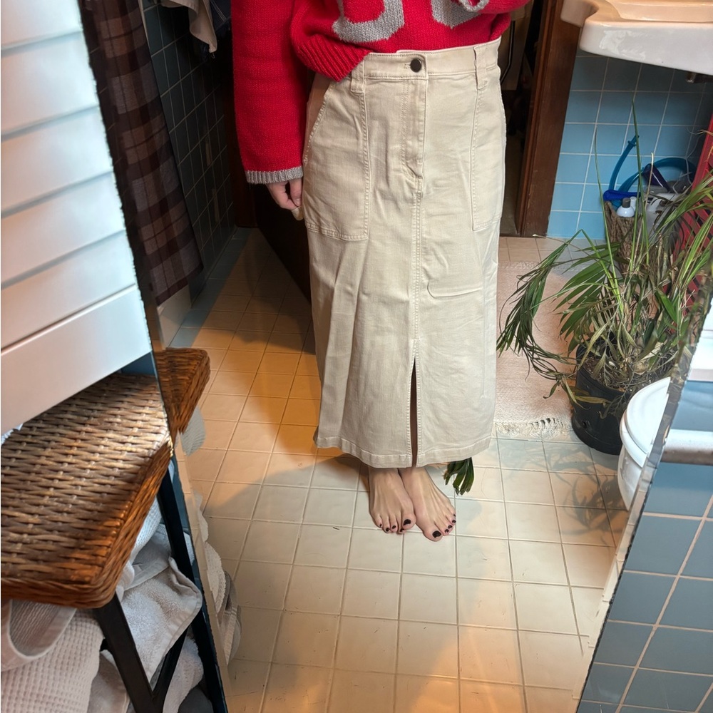 Beige Women's Skirt